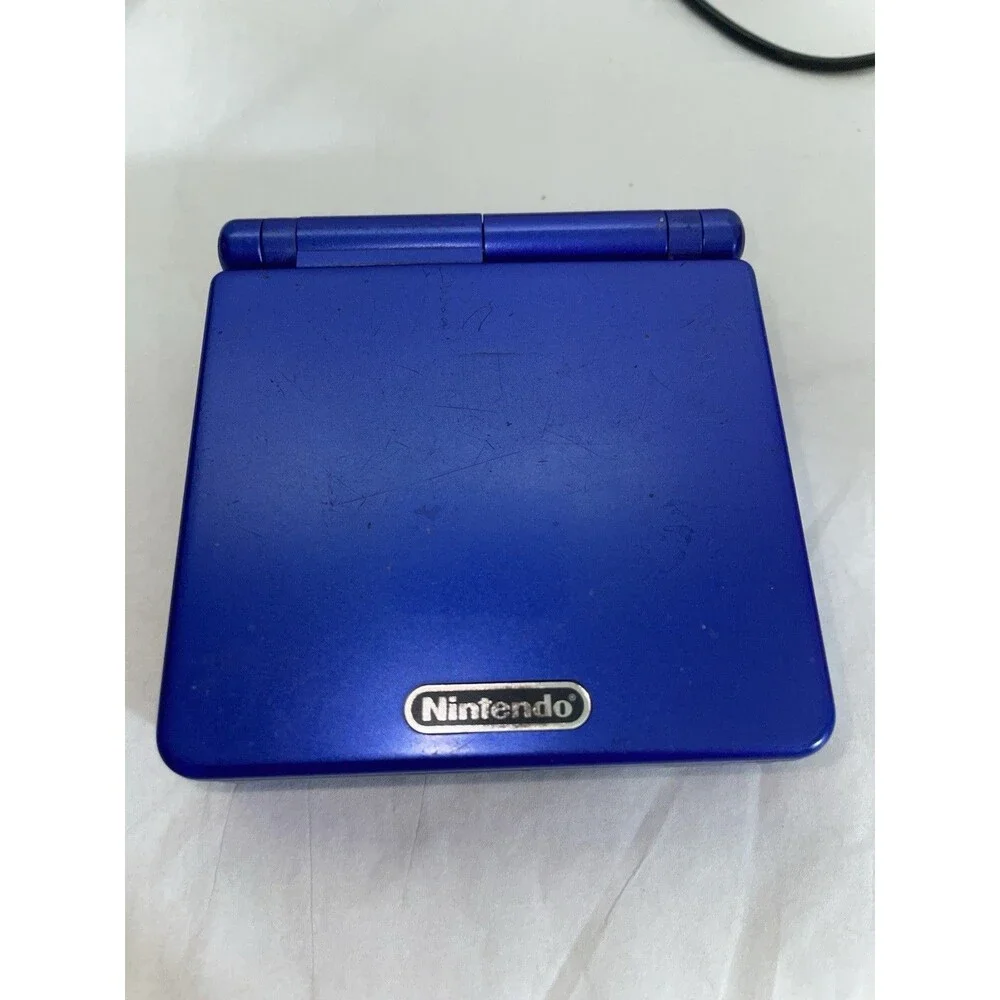 Nintendo Game Boy Advance SP AGS-001 Cobalt Blue Tested New Battery USB Charger